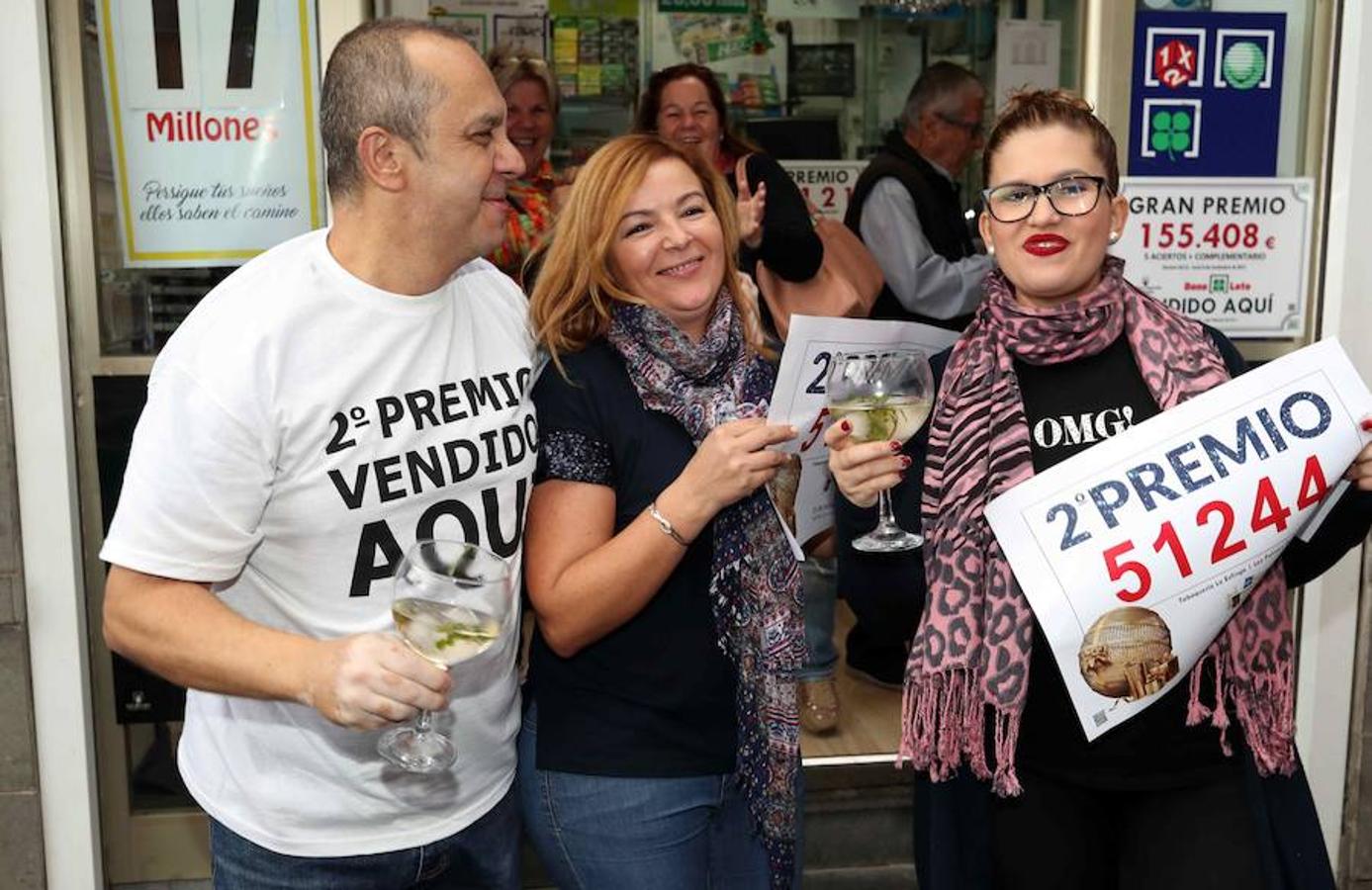 El sorteo de la Lotería de Navidad, vuelve a repartir millones por todo el territorio.