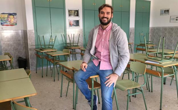 José Antonio Lucero, profesor de la ESO en un colegio de Cádiz. 