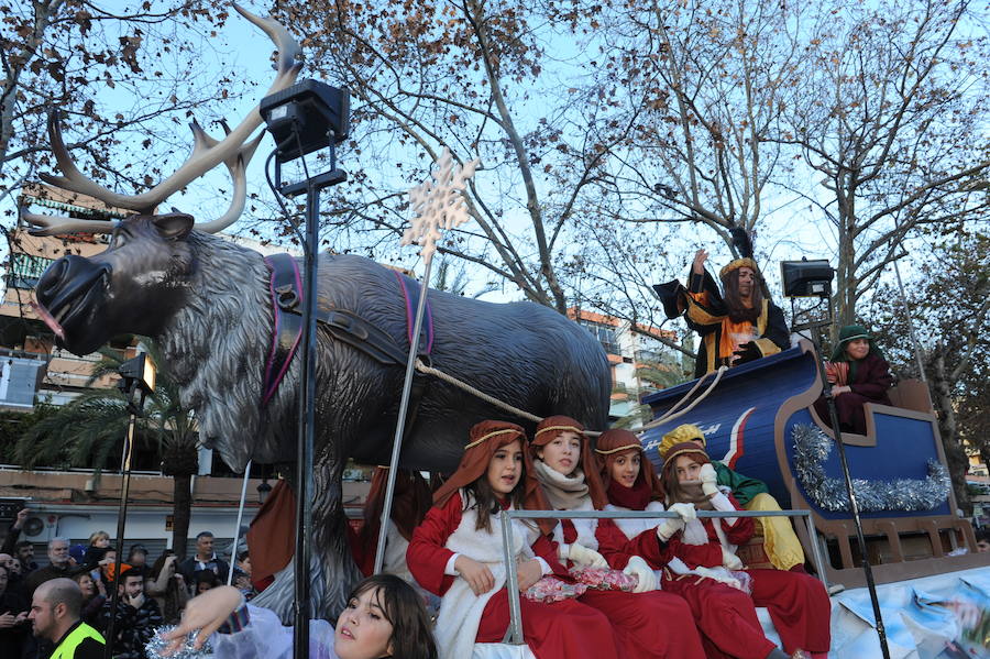 La cabalgata de Reyes Magos en Marbella