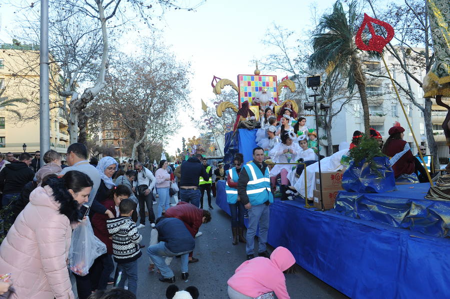 La cabalgata de Reyes Magos en Marbella