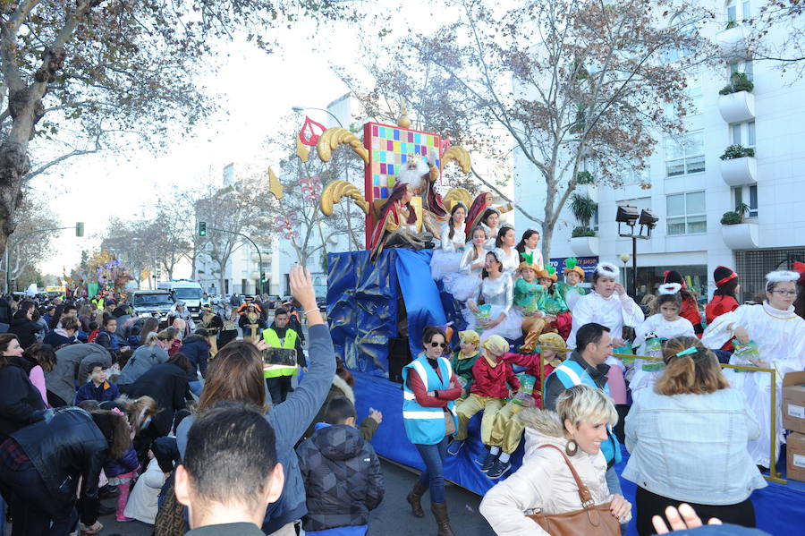 La cabalgata de Reyes Magos en Marbella