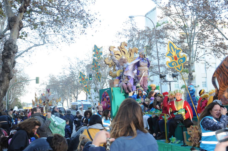 La cabalgata de Reyes Magos en Marbella