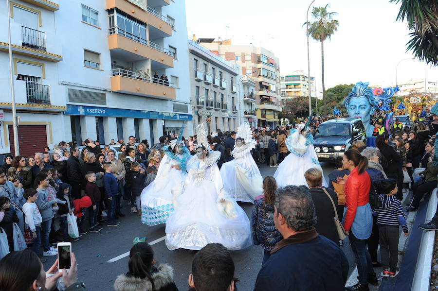 La cabalgata de Reyes Magos en Marbella