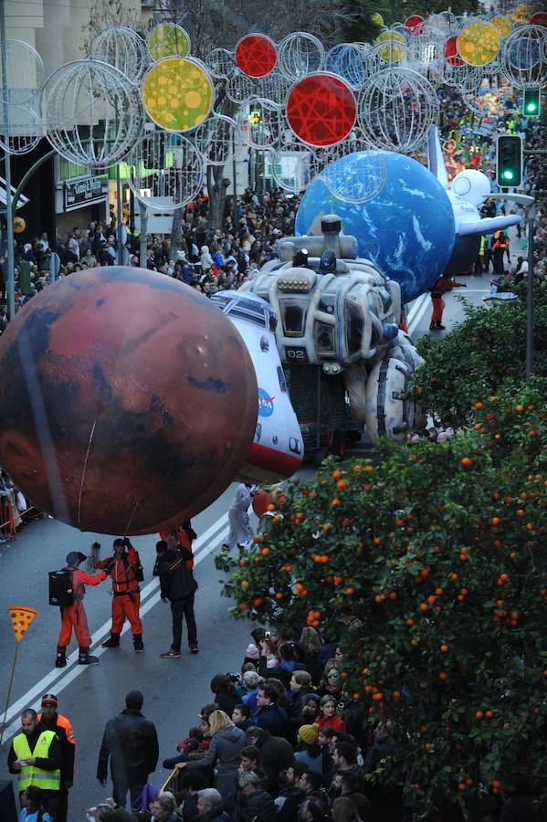 La cabalgata de Reyes Magos en Marbella