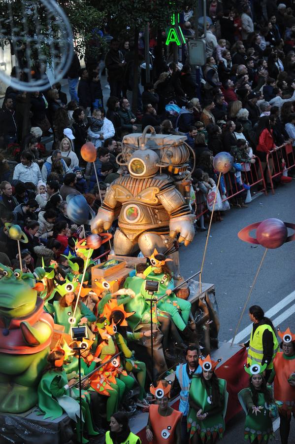 La cabalgata de Reyes Magos en Marbella