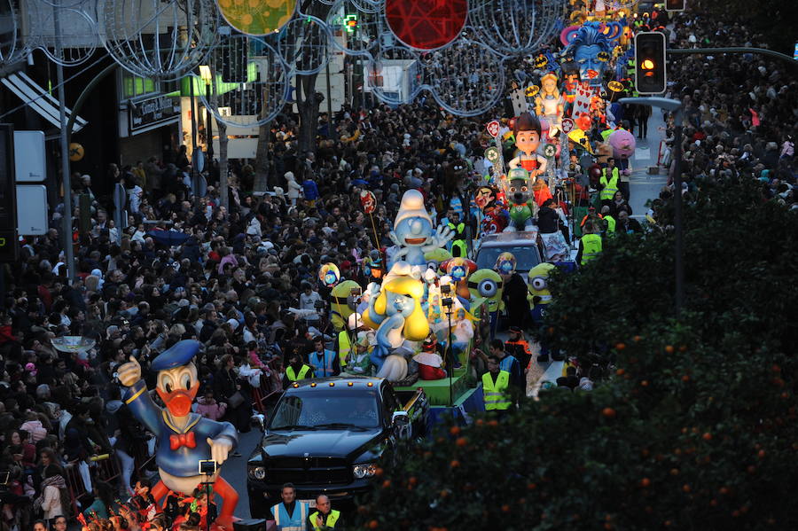 La cabalgata de Reyes Magos en Marbella