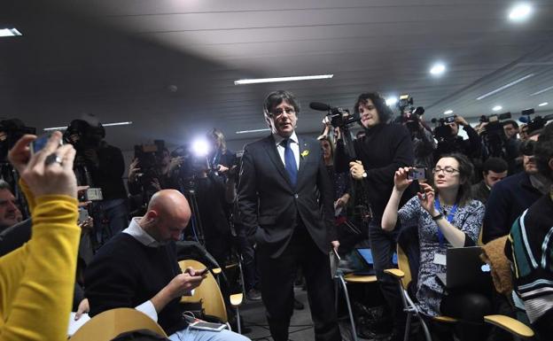 Carles Puigdemont, en Bruselas el pasado 22 de diciembre.