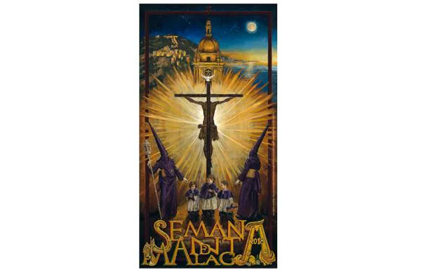 El Cristo de la Redención protagoniza el cartel de la Semana Santa de Málaga de 2018 