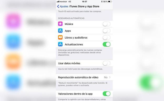 Se pueden desactivar todas o alguna de las cuatro opciones solo.