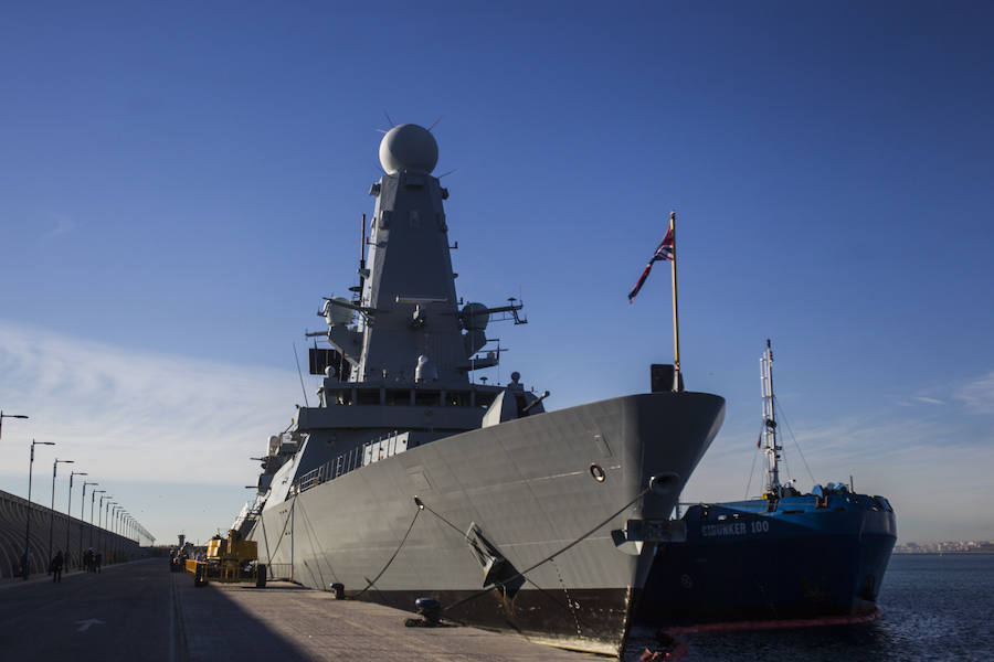 Se trata del buque de guerra más moderno de la Armada británica,