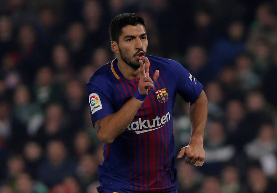 El conjunto de Valverde se llevó la victoria en el Benito Villamarín por 0-5, con un doblete de Messi, otro de Luis Suárez y un tanto de Rakitic.