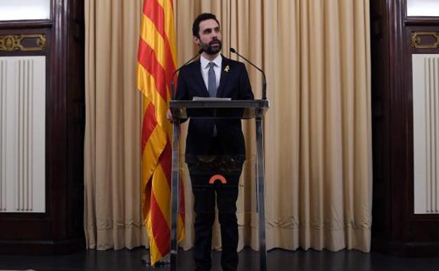 Roger Torrent, presidente del Parlament.