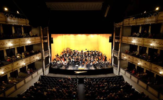 Concierto de la Orquesta Filarmónica de Málaga en el Teatro Cervantes. 