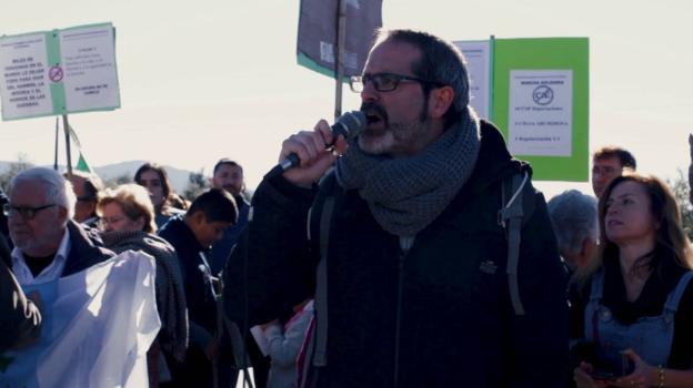 Rubén Quirante, portavoz de la Plataforma Ciudadana contra el CIE de Archidona. :: sur
