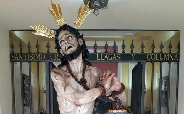 Imagen del Cristo de Llagas y Columna.