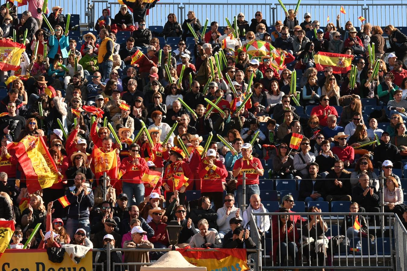 Eliminatoria de la Copa Davis entre España y Grañ Bretaña que se celebra en las instalaciones del Club de Tenis Puente Romano en Marbella 