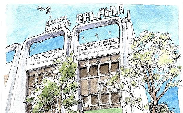 Málaga a Trazos. Futurismo galáctico