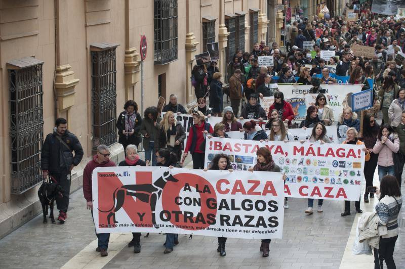 Secundan en la Plaza de la Marina la manifestación que se ha celebrado a la vez en 30 ciudades españolas