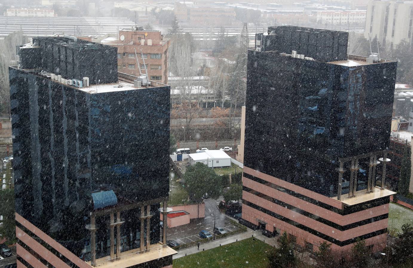 Imagen de Madrid nevada..