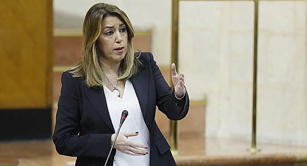 La presidenta de la Junta, Susana Díaz..