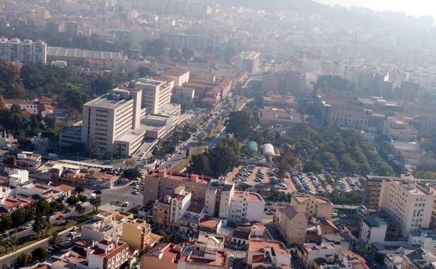 Terrenos donde se propone construir el hospital, detrás del Materno.