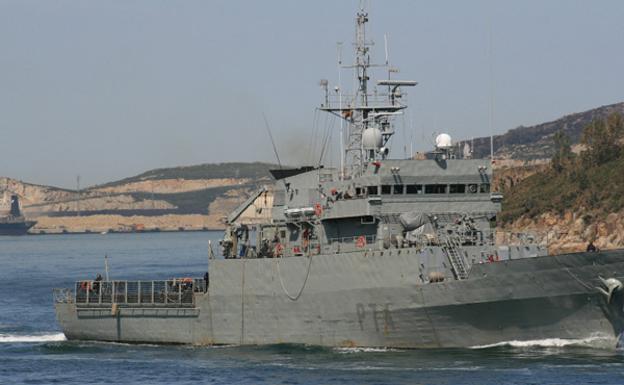 El patrullero Atalaya puede visitarse en el Puerto de Málaga