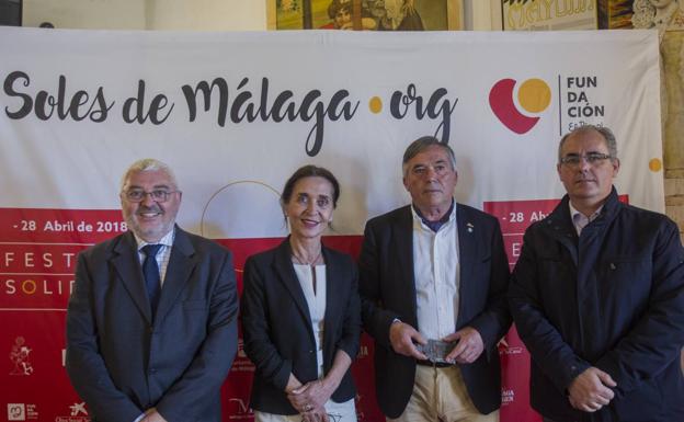 Presentación del evento solidario Soles de Málaga.