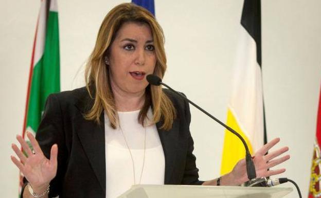 La presidenta de la Junta de Andalucía, Susana Díaz. 