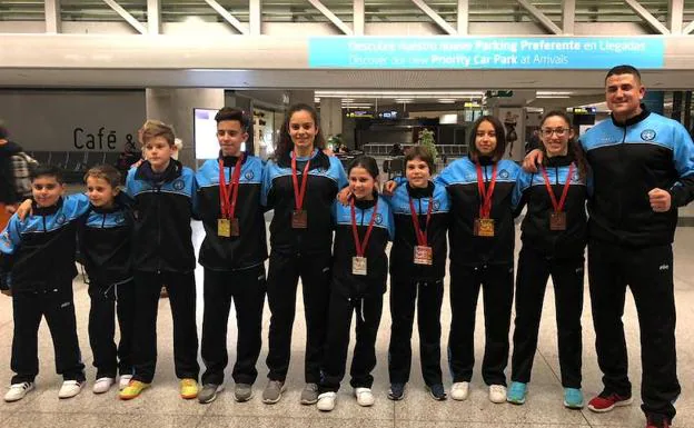 El Club Invictus Málaga logra nueve medallas en el Open de Roma de Taekwon-do