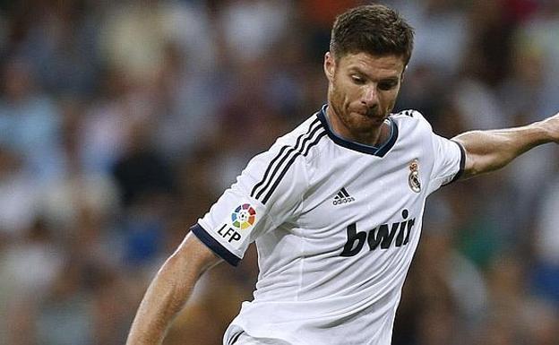 Xabi Alonso, durante su etapa en el Real Madrid. 