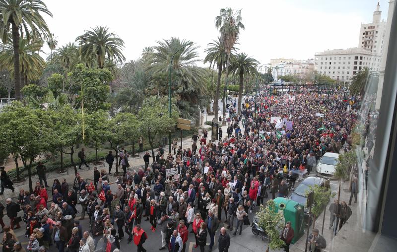 Fotos: Fotos de la manifestación por unas pensiones dignas en Málaga