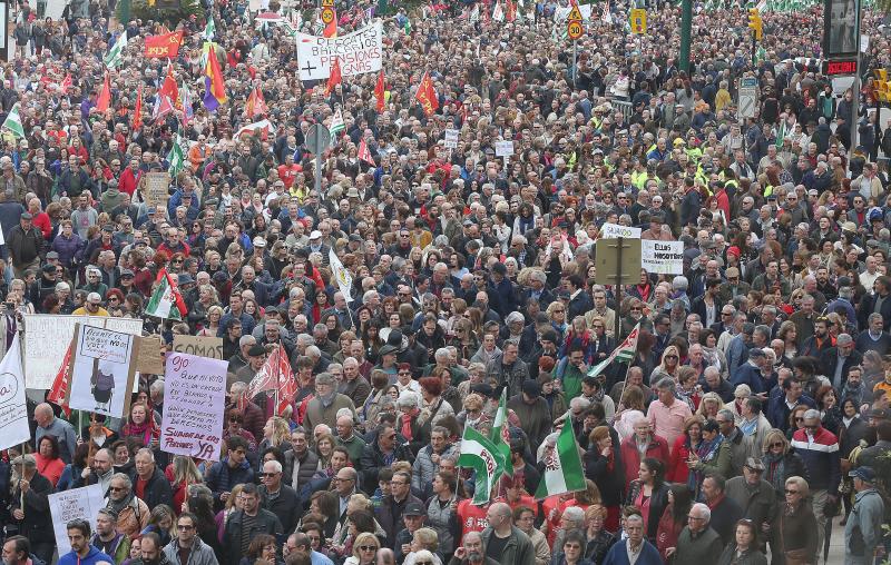 Fotos: Fotos de la manifestación por unas pensiones dignas en Málaga