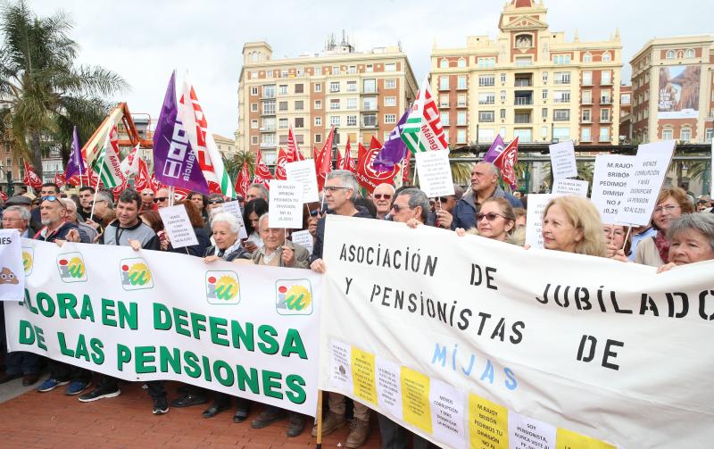 Fotos: Fotos de la manifestación por unas pensiones dignas en Málaga