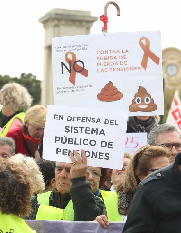 Fotos: Fotos de la manifestación por unas pensiones dignas en Málaga