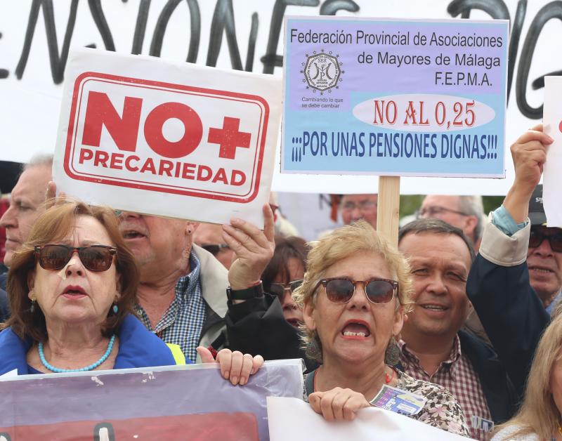 Fotos: Fotos de la manifestación por unas pensiones dignas en Málaga