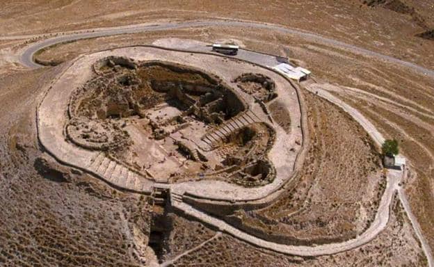 Vista de la tumba del rey Herodes.