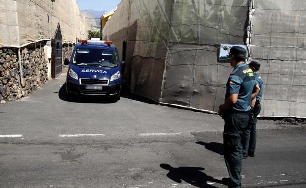 La Guardia Civil en la zona del suceso.