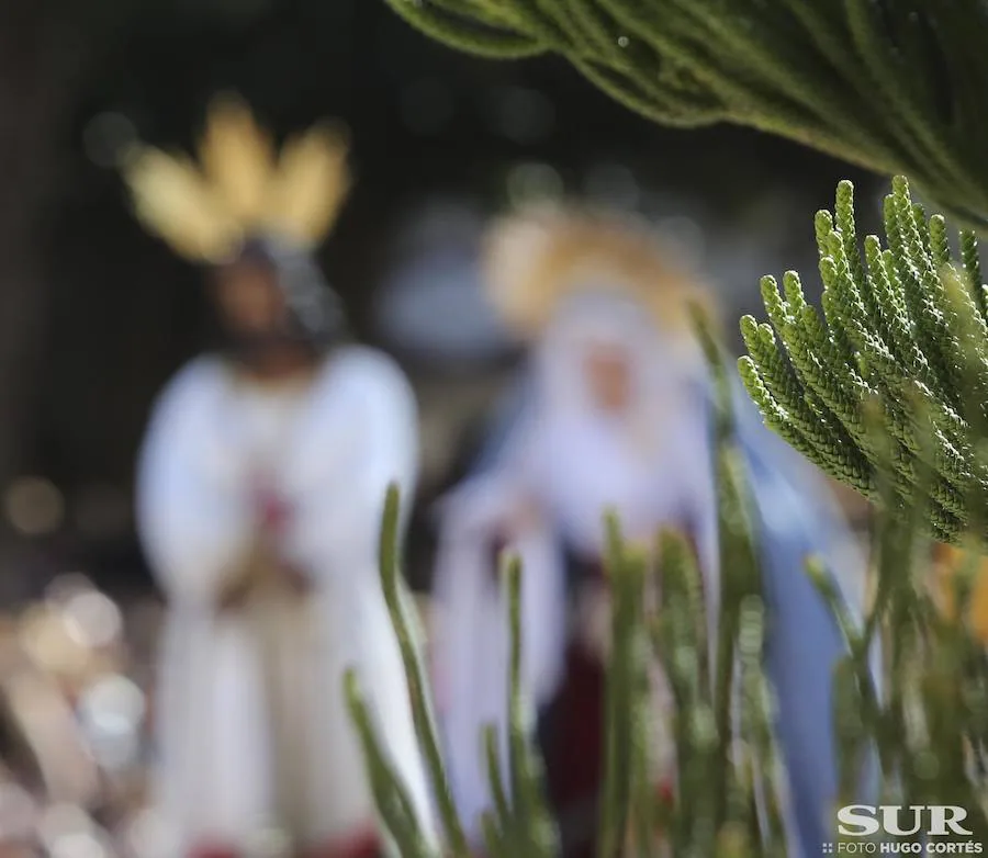 Miles de personas se reúnen en la plaza de San Pablo en la Trinidad y acompañan al Cautivo y a la Virgen de la Trinidad en el traslado a la casa hermandad