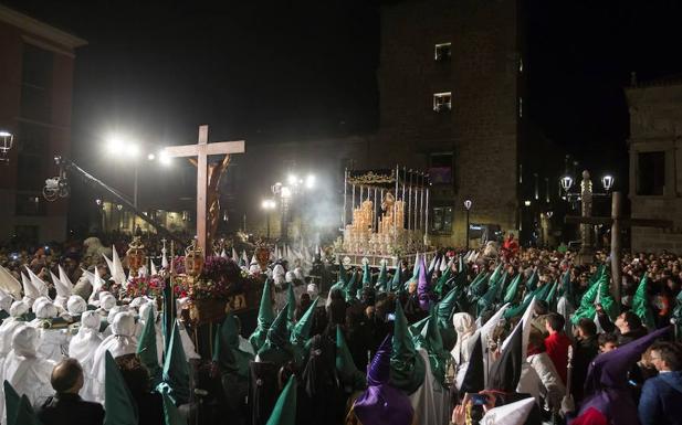Procesión del Encuentro en Ávila. 