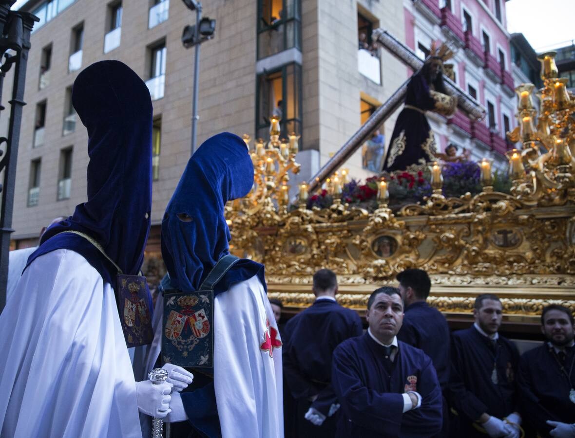 Semana Santa de Málaga | Fotos del recorrido procesional de Cofradía de Jesús El Rico y María Santísima del Amor el Miércoles Santo 2018