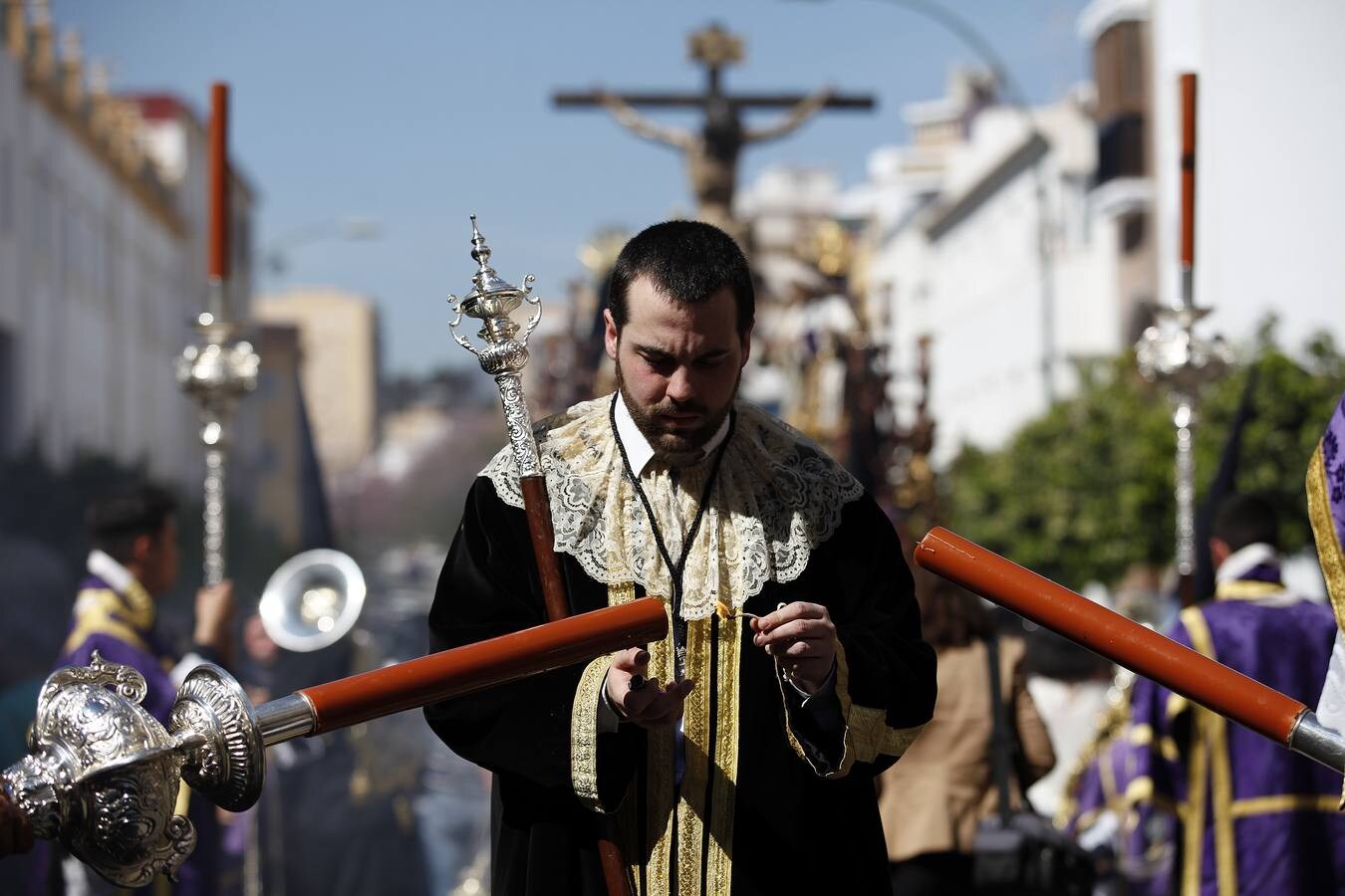 el Cristo de las Penas y María Santísima del Auxilio (Salesianos)