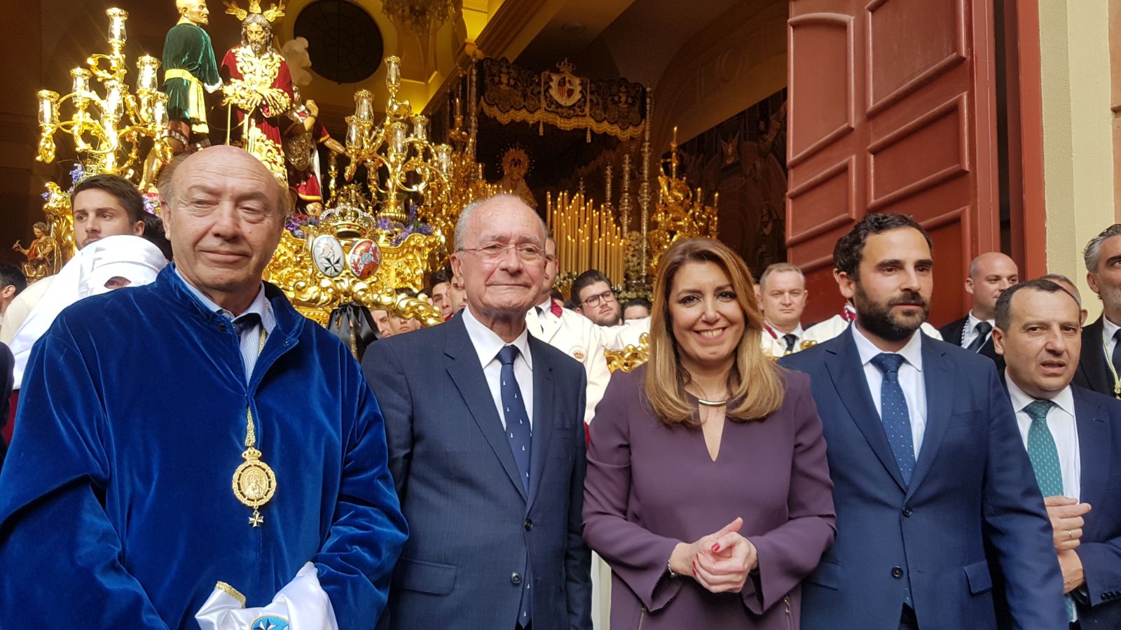 Semana Santa Málaga | Fotos Miércoles Santo | Tres ministros y la presidenta de la Junta asisten hoy a la Semana Santa de Málaga