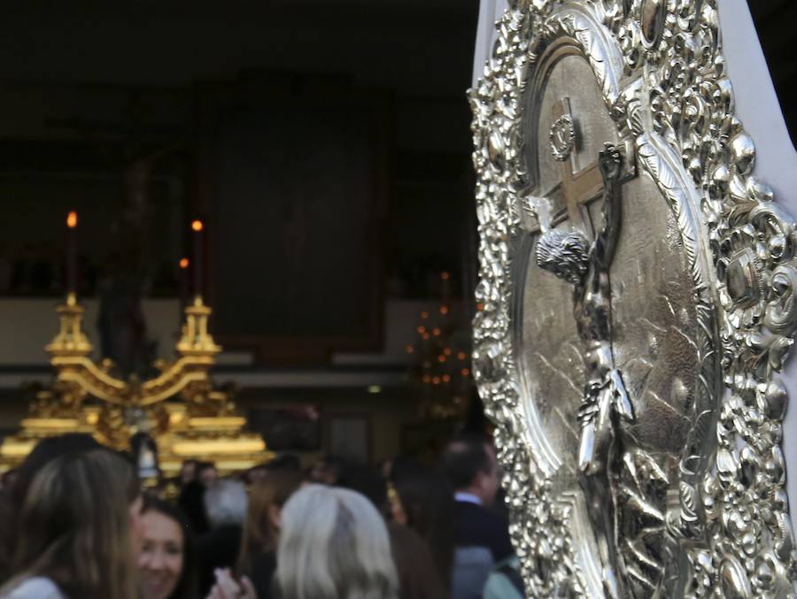 La procesión de la Cofradía de Mena de este Jueves Santo por las calles de Málaga