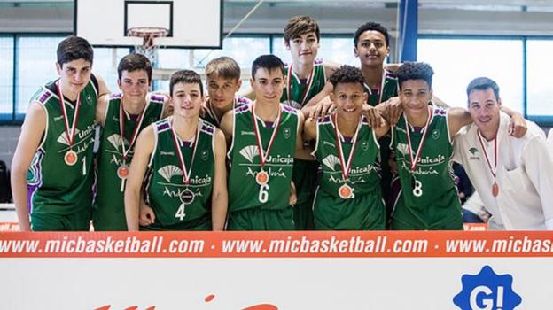 La cantera del Unicaja consigue tres títulos en el torneo internacional MIC Basketball