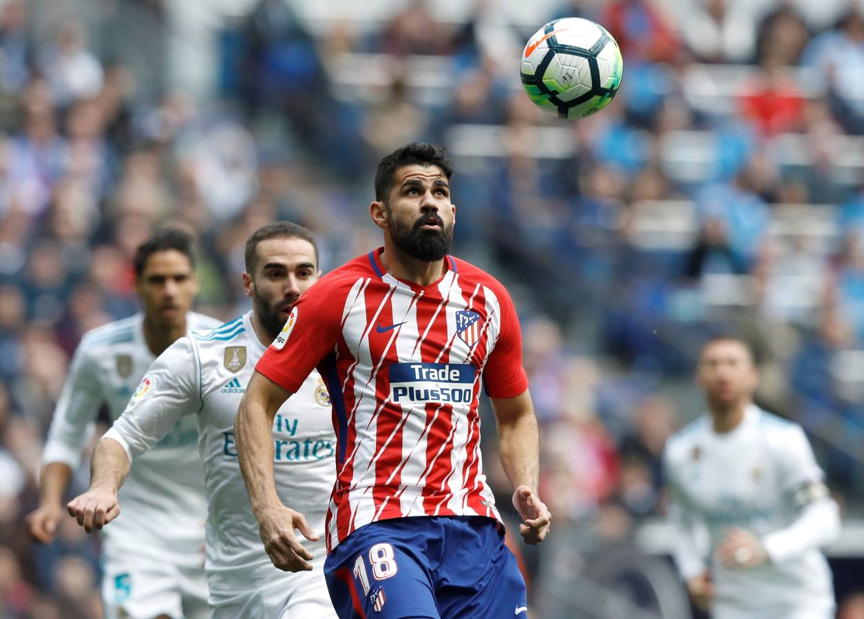 Las mejores imágenes del partido de la 31ª jornada entre el Real Madrid y el Atlético. 