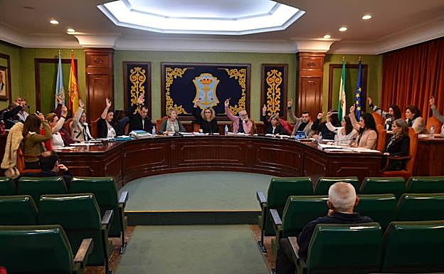 El acuerdo contó con el apoyo de todos los grupos salvo las ediles de EVA-Podemos y no adscrita. 