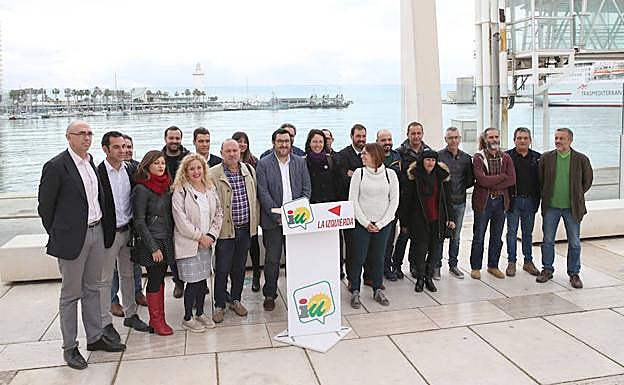 Presentación del manifiesto, ayer. 