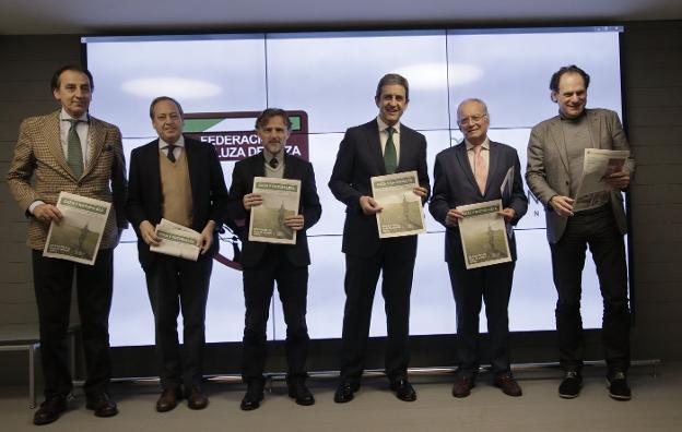 Manuel Ruiz Rojas, José María Mancheño, Álvaro Ybarra, Álvaro Rodríguez, José Fiscal y José Luis Hernández Garijo. 