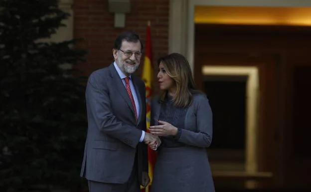 Rajoy promete a Susana Díaz desbloquear la nueva financiación «de forma inmediata»