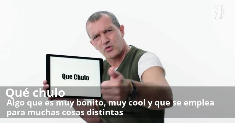El actor traduce en un simpático vídeo algunas de las expresiones de la calle más usadas en España y en su Málaga natal. Toda la información  aquí